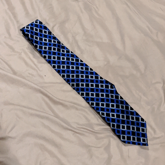Arrow blue and black tie - Picture 1 of 2